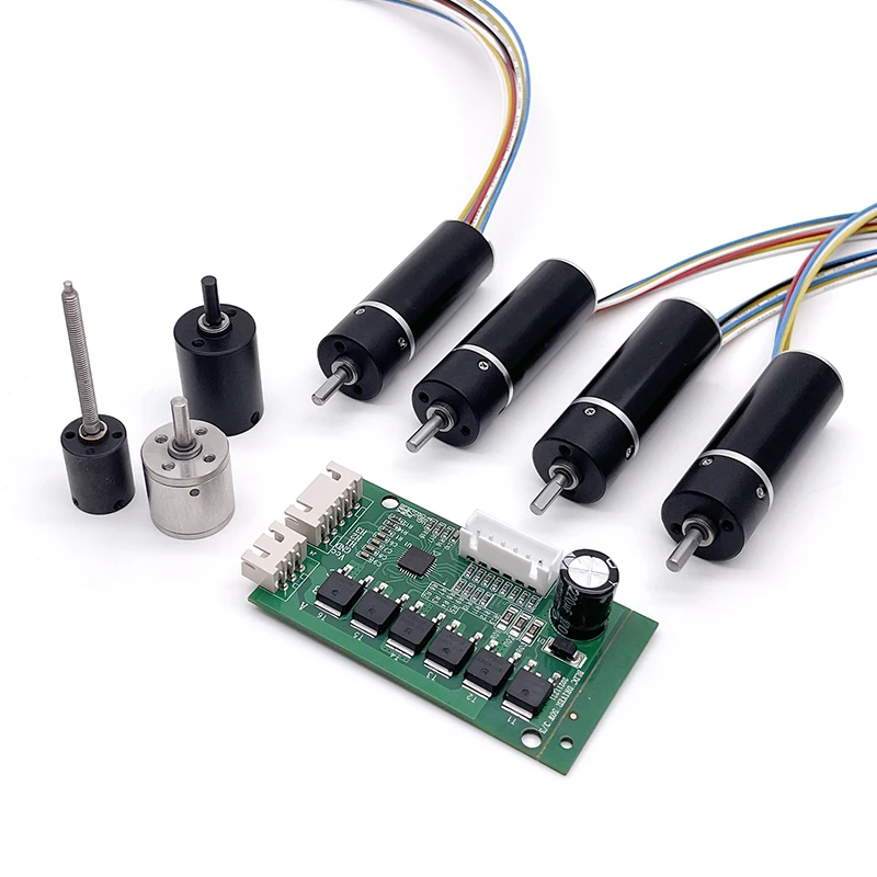 New Design 12V 24V 16mm High-Speed Bldc Slotless Brushless Dc Motor with Hall Sensors Permanent Magnet Construction