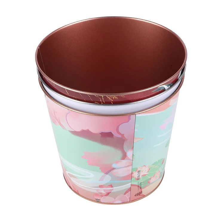 Food grade printed tin can 1L, 3L,4L offer custom with factory price