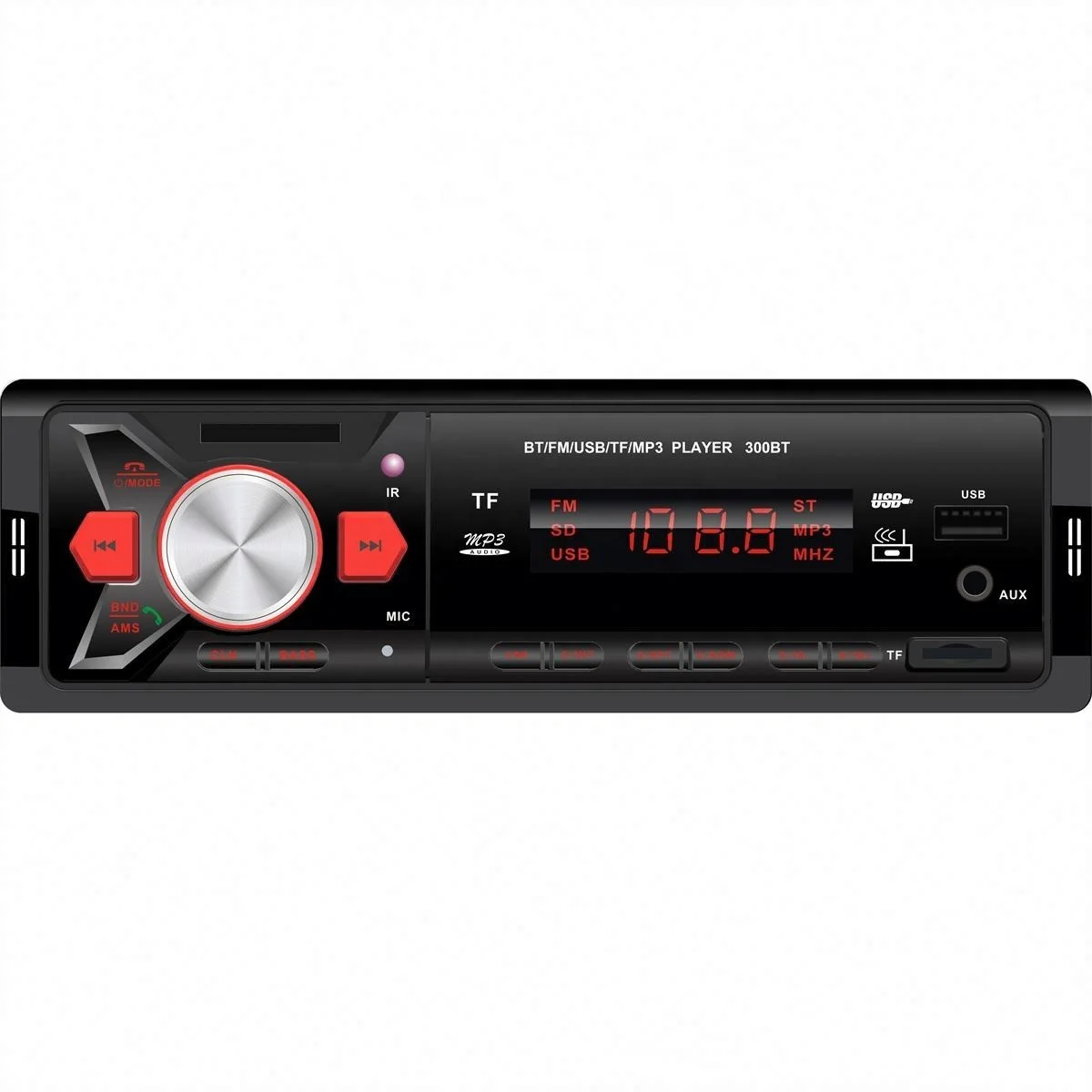 Single Din Mp3 Player Bt/aux/usb/fm Jsd-520 Universal Single Din Car Stereo Dc12v