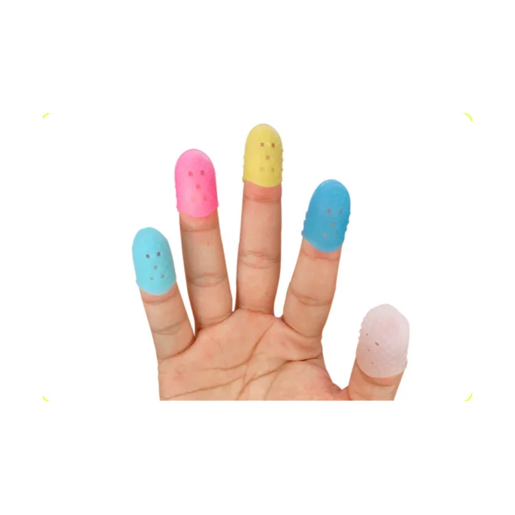 Finger Protector Cover for Guitar Low Price of Brand New Breathable Colorful Silicone Finger Sets 100% Food Grade Silicone