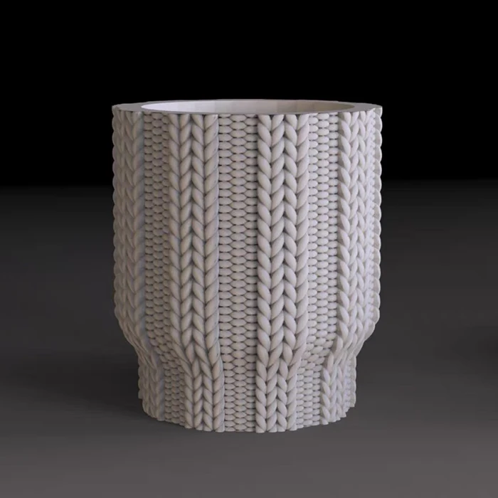 Wholesale Private Label Package Decorative Handmade Scented Empty Candle Vessel Luxury Scented Soy Wax Cement Candle Jars