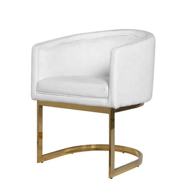 Современное роскошное кожаное кресло с металлической рамкой