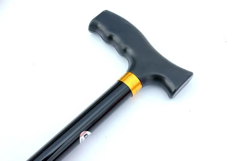 telescopic cane Aluminum Alpenstocks walking stick Section 2 adjustable crutches