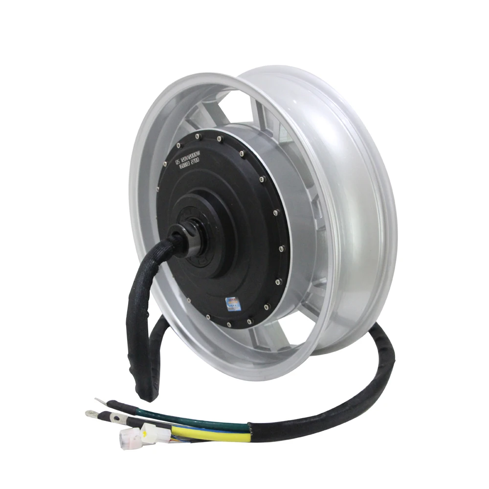 QS 14000W 160KPH 96V 28kW Peak Hub Motor Electric Motorcycle Motor Kit for Racing Motorcycle