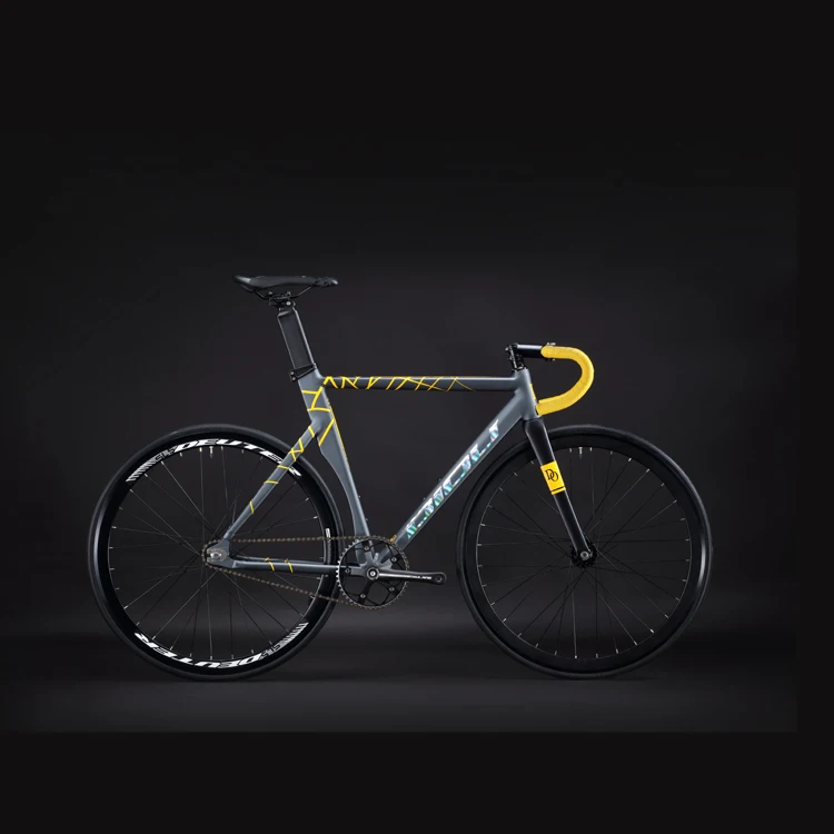 2021 новый модный дизайн 700c Карбоновая вилка с рамой из сплава для плавной сварки Односкоростной велосипед с фиксированным логотипом