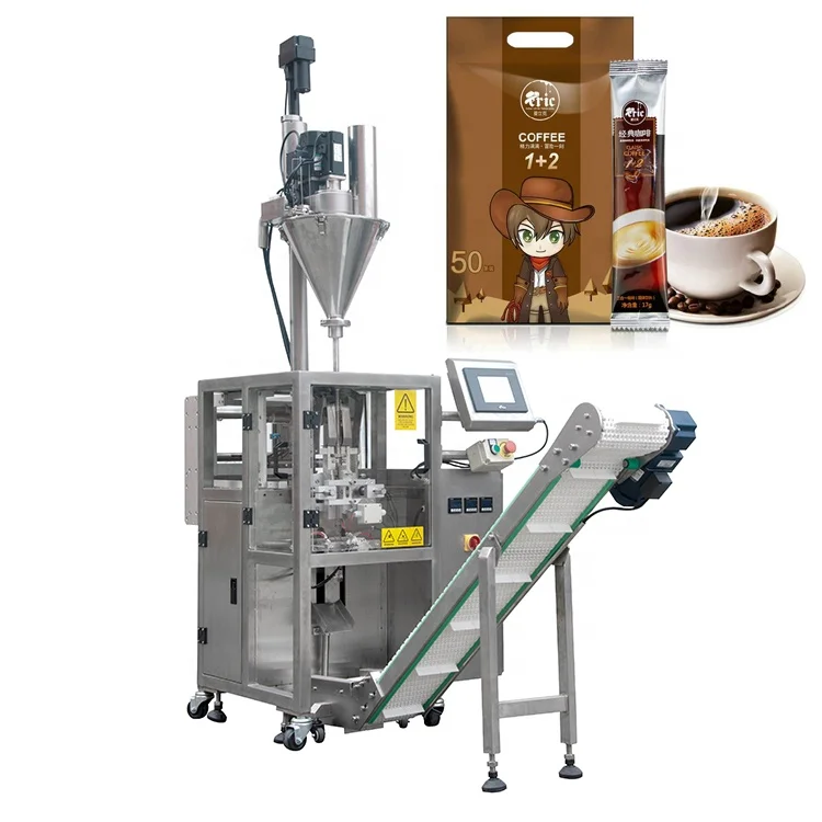 Multi-function White sugar brown sugar stick sachet automatic tea and automatic coffee powder packing machine