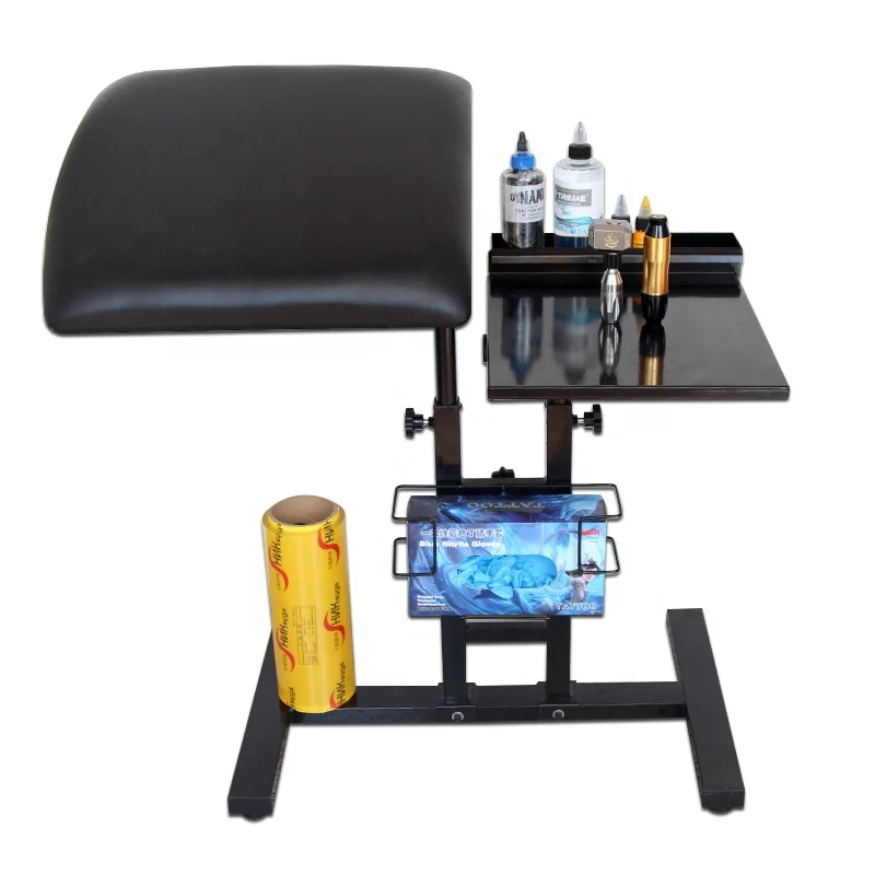 Очень большой штатив с регулируемой высотой, подлокотник для татуировок, для ножек рабочего стола, с рабочим столом для красок и татуировок