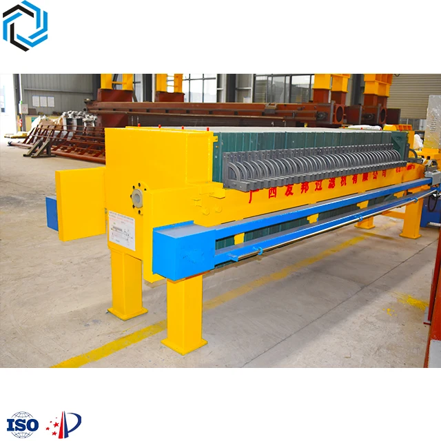 Small sludge sewage treatment equipment automatic mud 100 square van filter press automatic plate frame