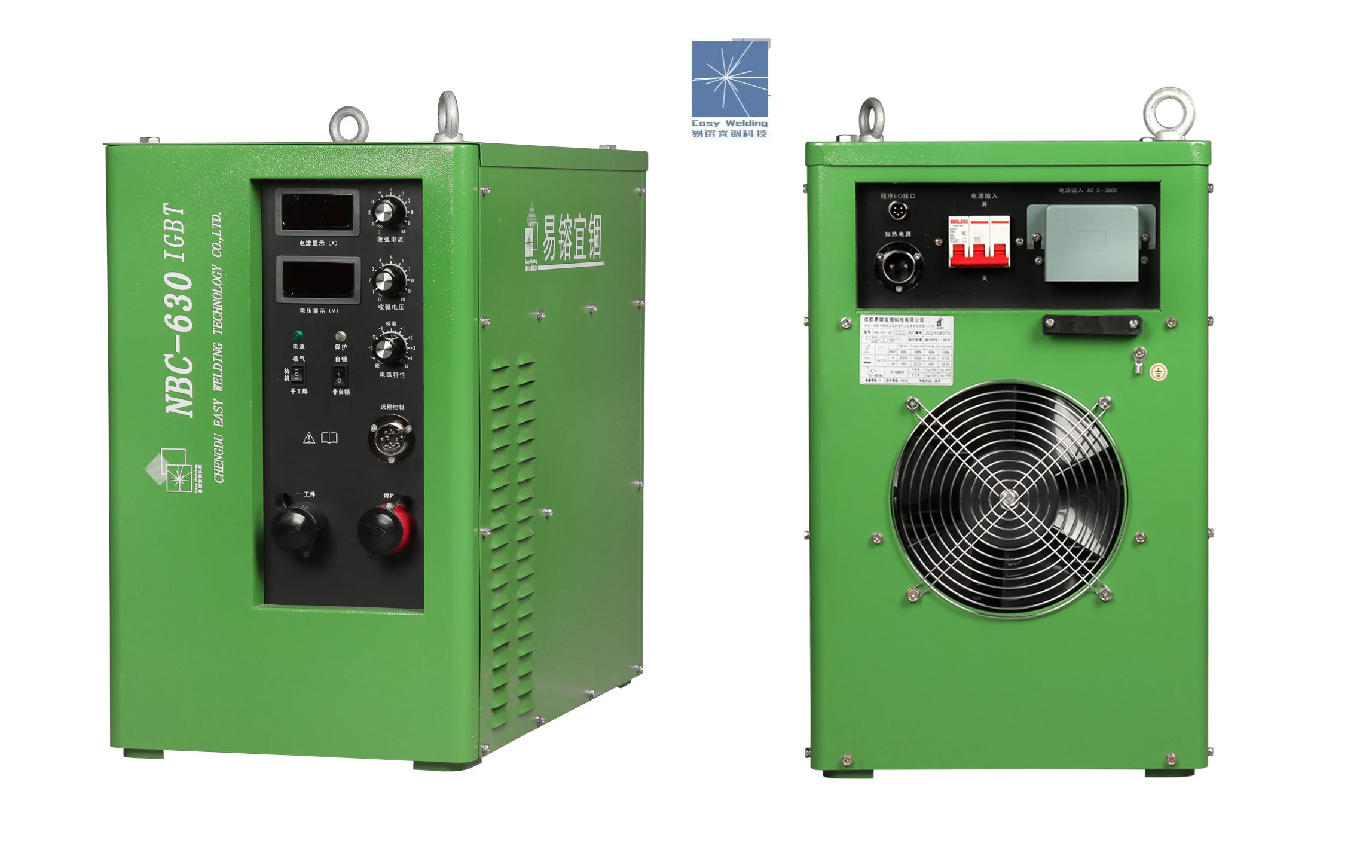 Portable 380V Three-phase IGBT CO2 Gas Protection Welding Machine CO2 Protection Welder NBC-630 With CE Certificate