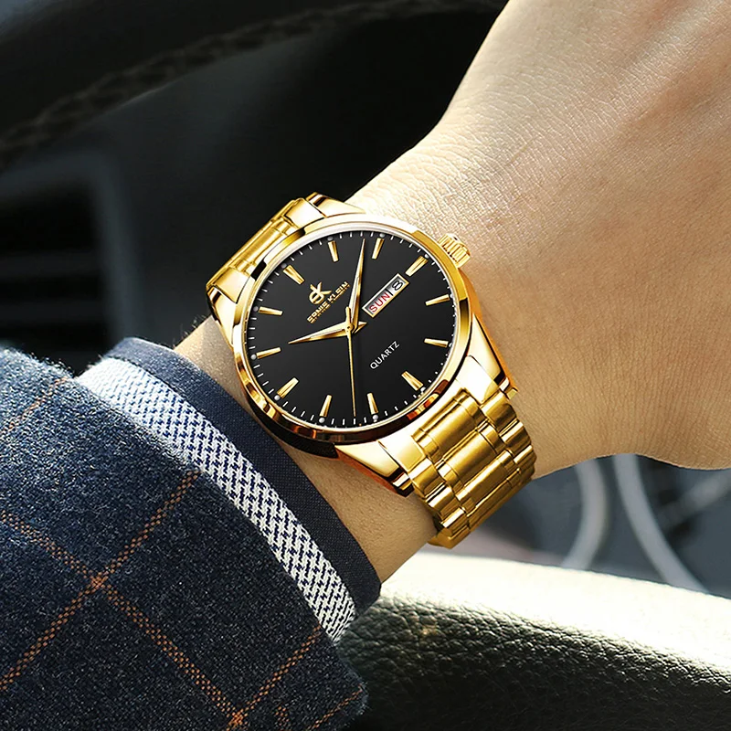 New Arrival Special Price Quartz Couple Watch Stainless Steel Band Cheap Watches for Men