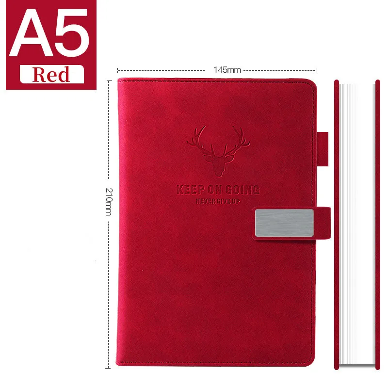 Promotion Custom Business Gifts A5 Size  PU Notepad Company Activities Book Printable Logo Business Notebook