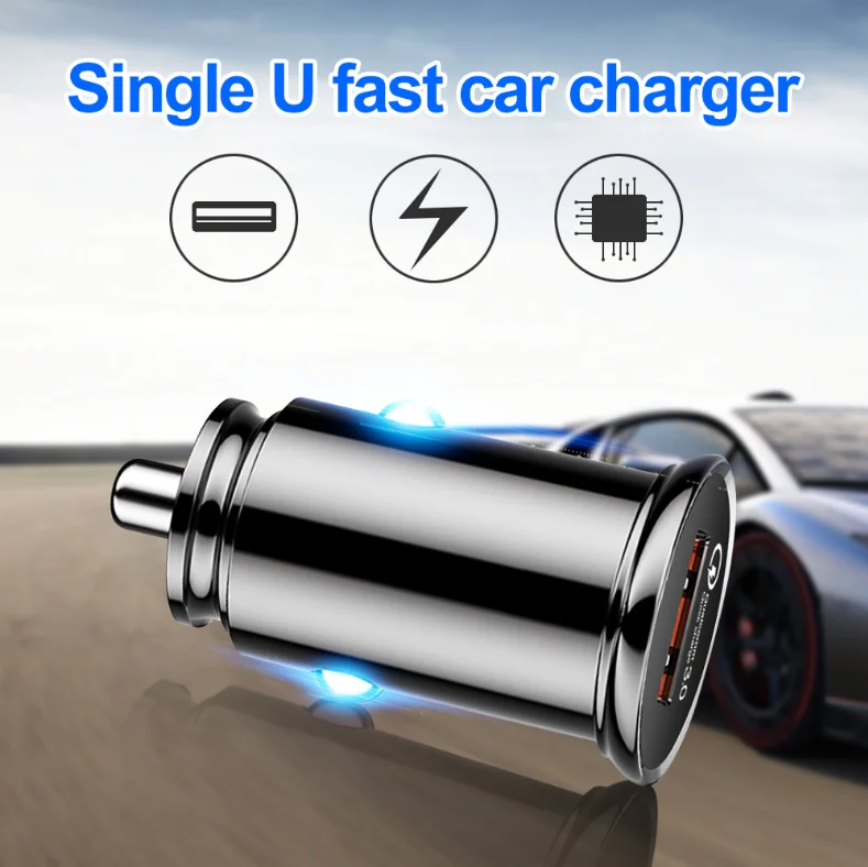 Five-fold protection car charger quick charge 3.0 usb wall charger portable mobile phone charger