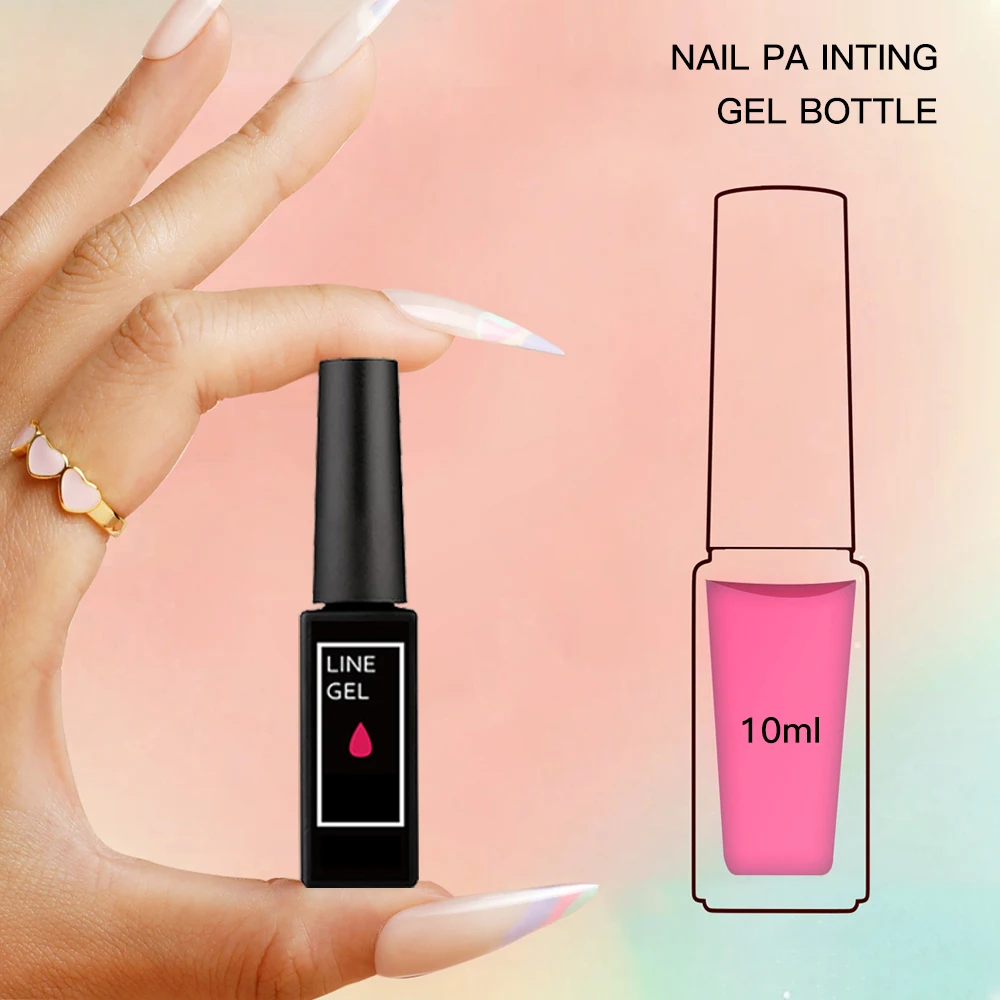 Wholesale Custom High Quality Nail Art Polish New Arrival Gel Liner Gel Polish 12 Colors Nail Polish Set