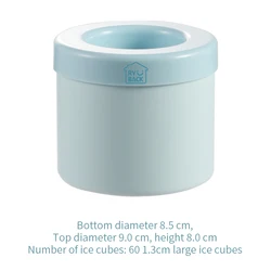 Новый дизайн 2023, портативная круглая форма для льда «сделай сам», домашняя точилка для пива, Пластиковая точилка для льда, форма для льда, контейнер, производитель для кемпинга