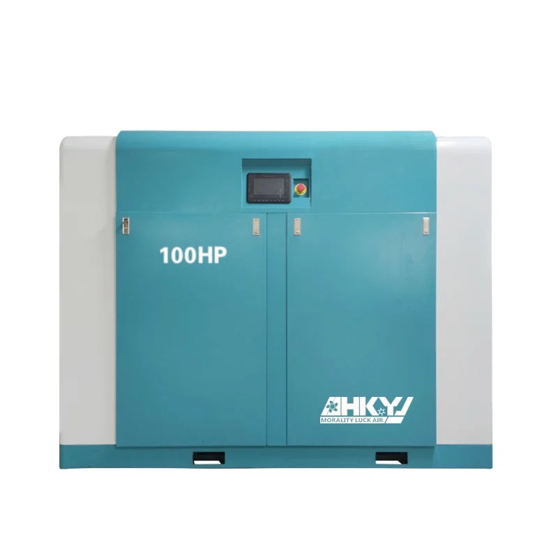 Высокое качество Горячая продажа и энергосберегающие 8bar 75KW 100HP винтовой воздушный компрессор