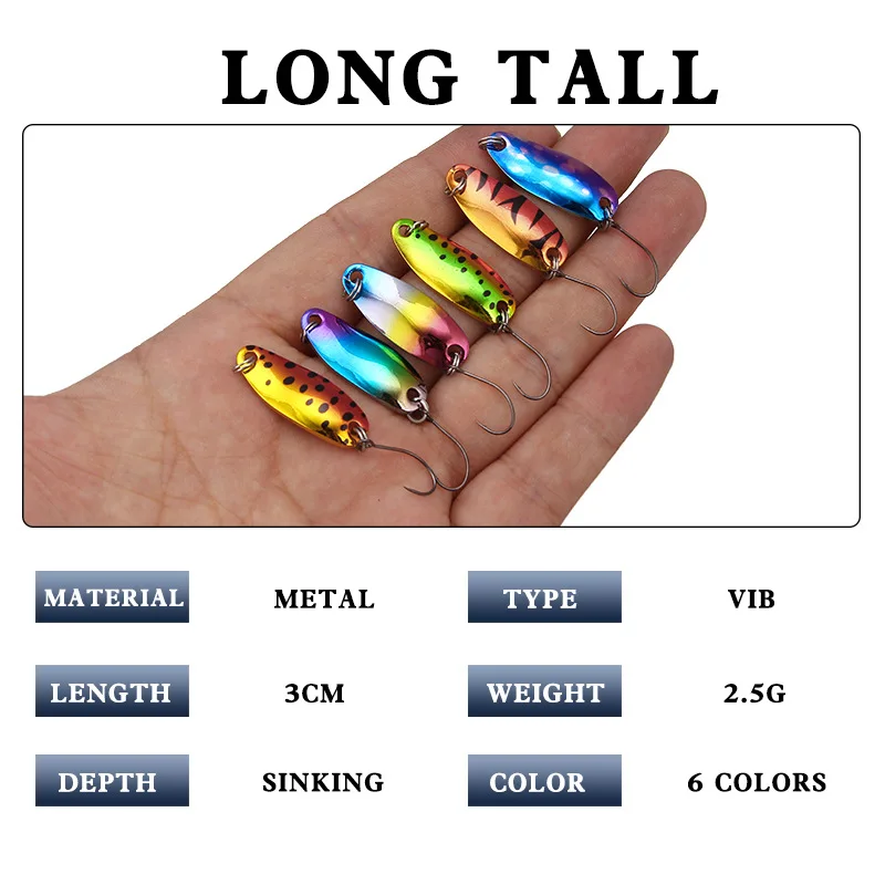 Рыболовные снасти товары приманки Luya блёстки Цвет Медь 2 5 г ложка Тонущая вода умный рот окунь Морская рыбалка пресноводные