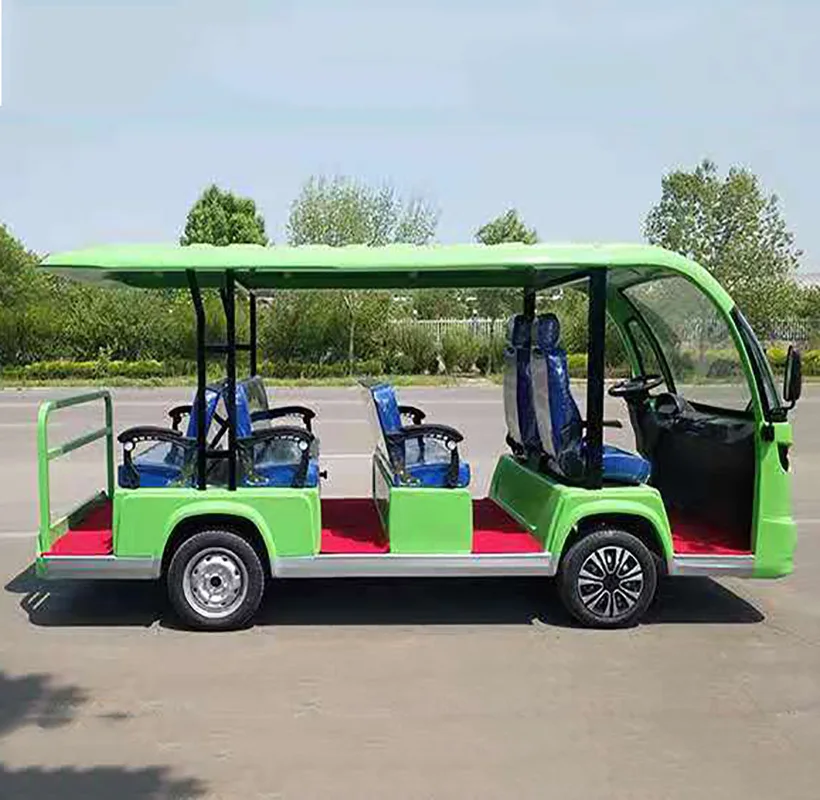 Hot Sells Ce-approved Electric Tour 11 passengers Sightseeing bus&car electric tourist vehicles