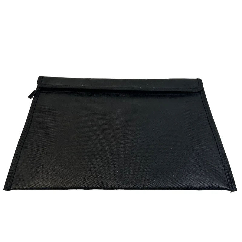 Portable easy folding new heavy duty safe multi-layer portable file storage waterproof fireproof document bag fire resistant