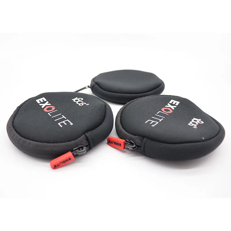 Earphone Carrying Cute Case Round Pocket Pouch Headphone Data Cable Coins Airpods Case Organizer