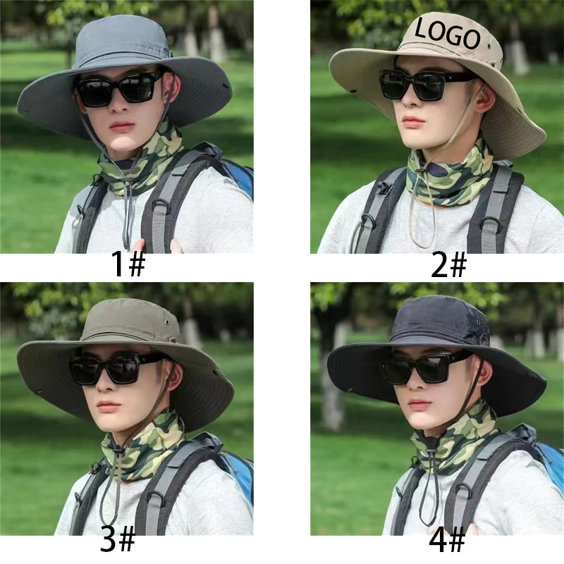 Hot Selling Custom Logo Waterproof Breathable Plain Bucket Hat For Fishing Summer Sun Hat For Men