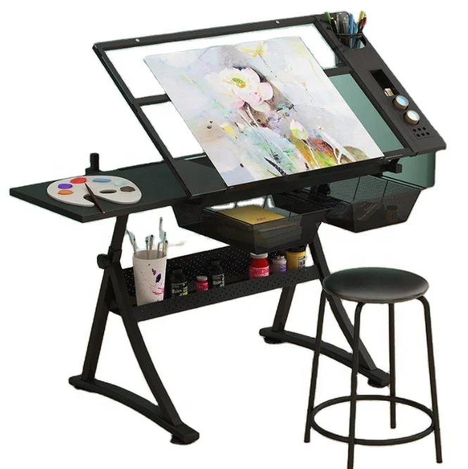 Wholesale good quality adjustable angle draft drawing table