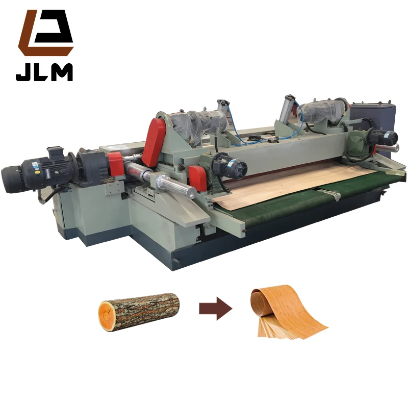 shandong jinlun CNC spindleless veneer lathe /wood veneer cutting machine
