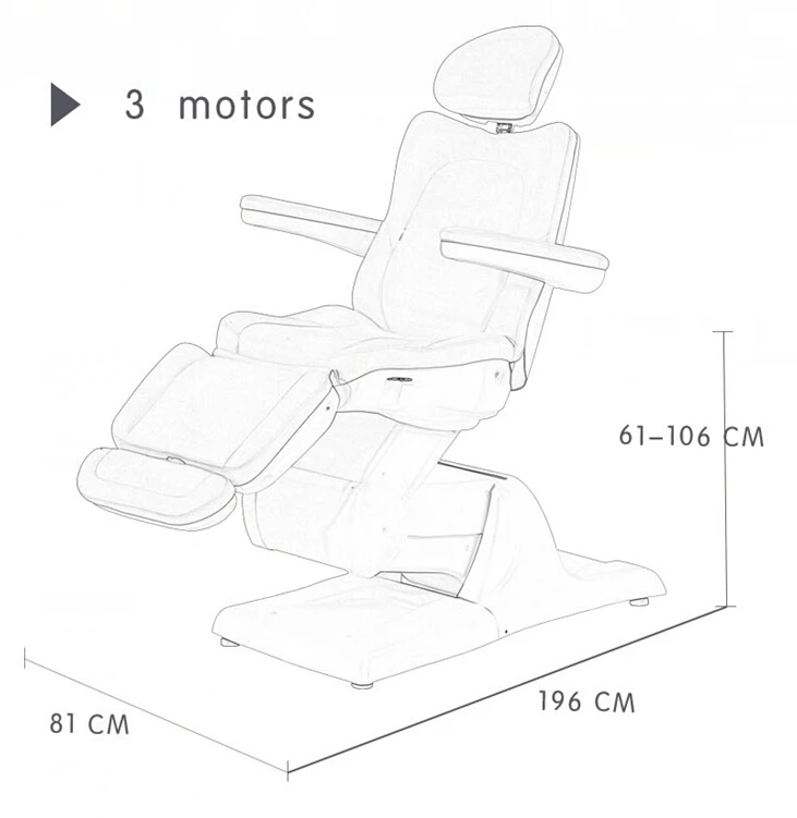 Мебель для салона, спа-салон из натуральной кожи, кровать для лица, массажная кровать для всего тела
