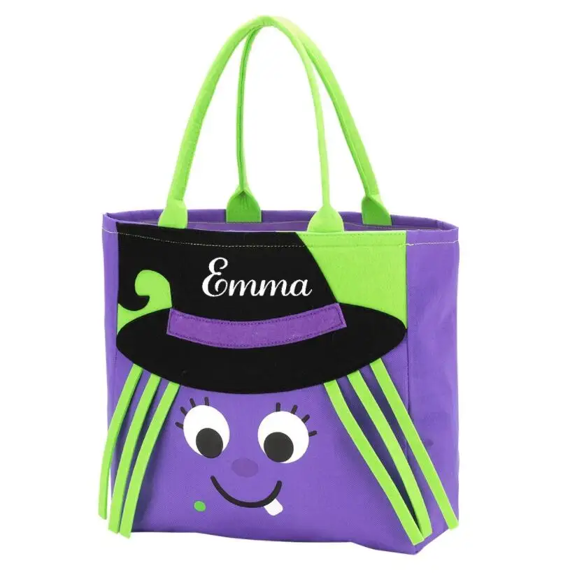 CFP B129 Halloween  Franky Frankenstein Halloween Tote Pumpkin Halloween Tote