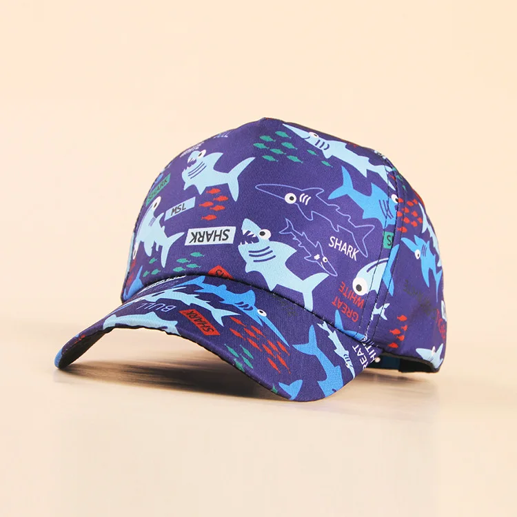 Hot Selling Wholesale Children Anime Pattern Printing Peaked Cap Hat Sports Caps Hat Kids Cartoon Design Baseball Cap