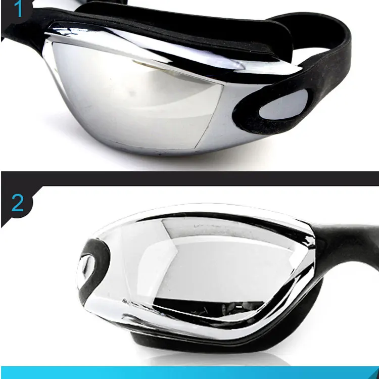 Hot Selling Pink Antifog Swim Googles Unisex Custom Logo Glasses Swimming Goggles