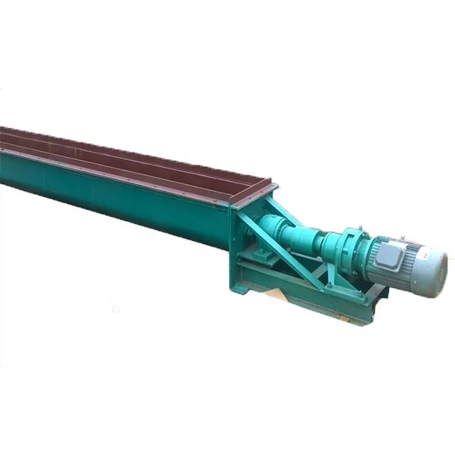 Flexible powder wood chips dust screw conveyor