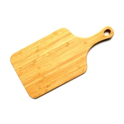 Factory Wholesale Bamboo Wooden Cutting Board Handle Baking Pizza Bread Fruit Cheese