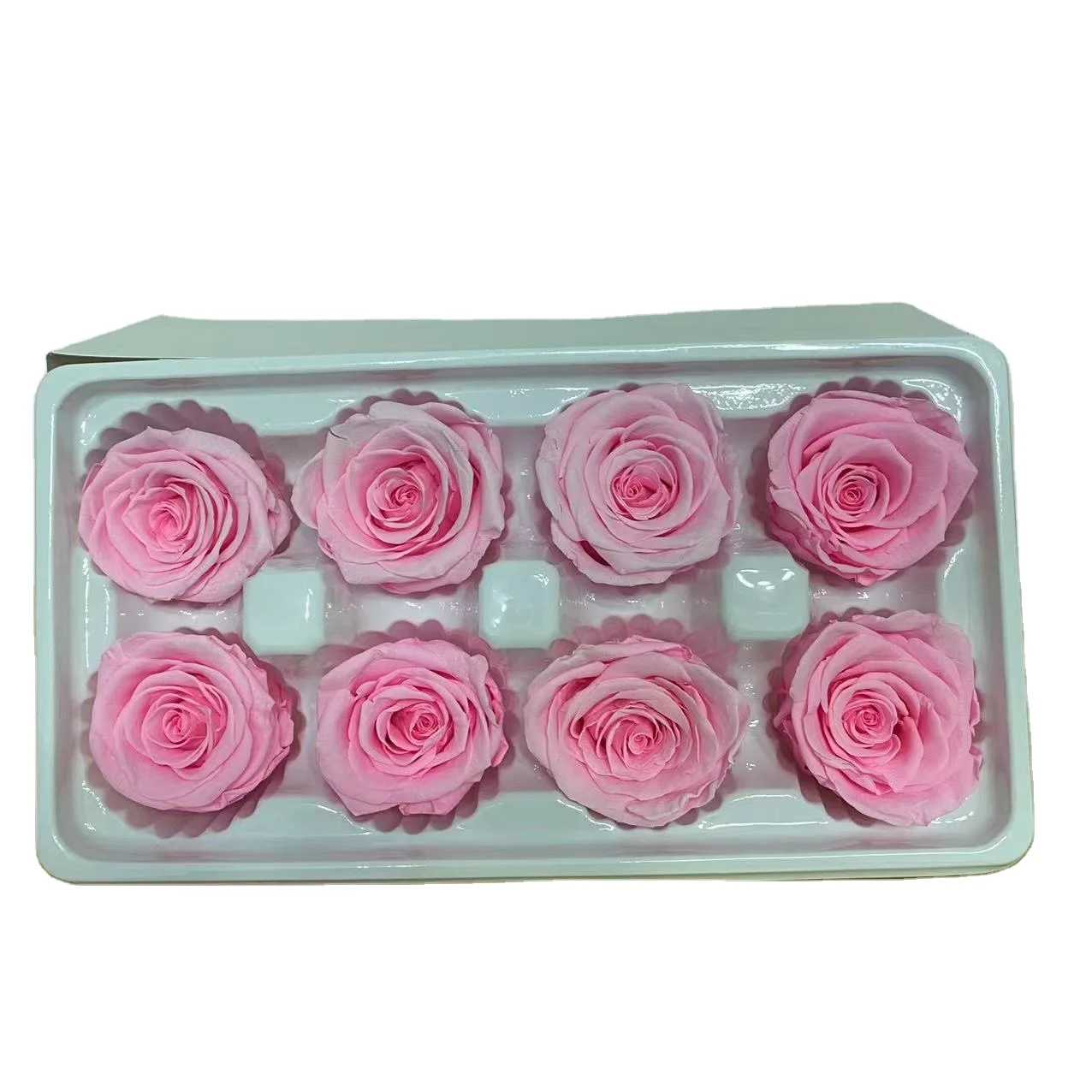 Grade B Handmade Preserved Dried Flowers Bouquets 4-5CM Real Flowers 8pcs Accessory for Christmas Occasions