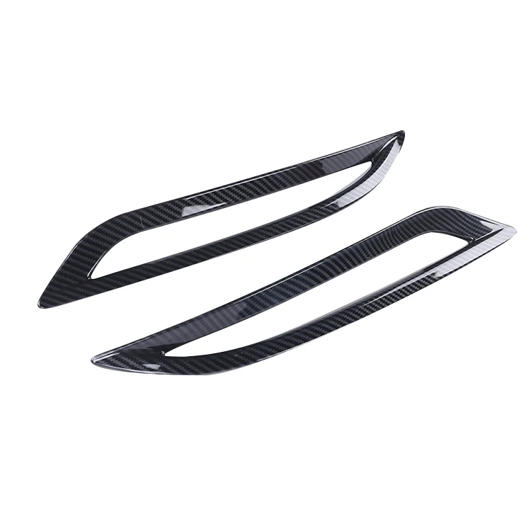 
Auto parts ABS chrome car rear fog lamp cover decoration exterior fog lamp frame parts for Tesla Model 3 
