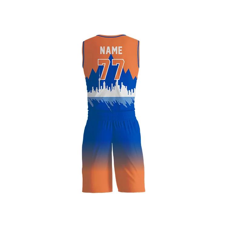 youth basketball uniform orange basketball uniforms sublimated jersey basketball customized