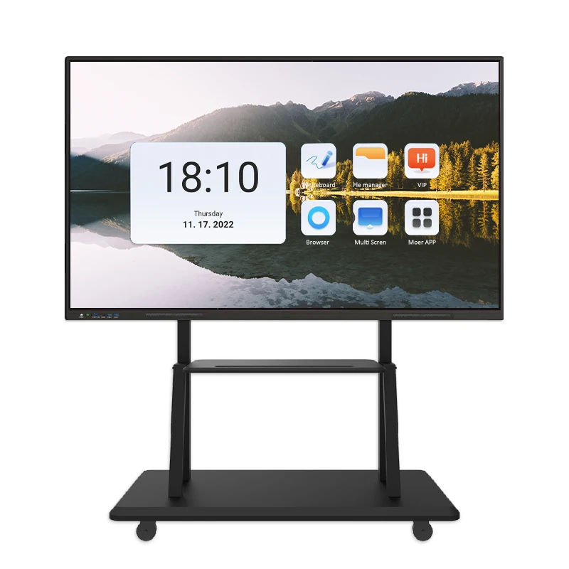 43 65 75 86 Inch Portable Smart White Board Digital Education Wireless Clever Touch Screen Interactive Whiteboard For Classrrom