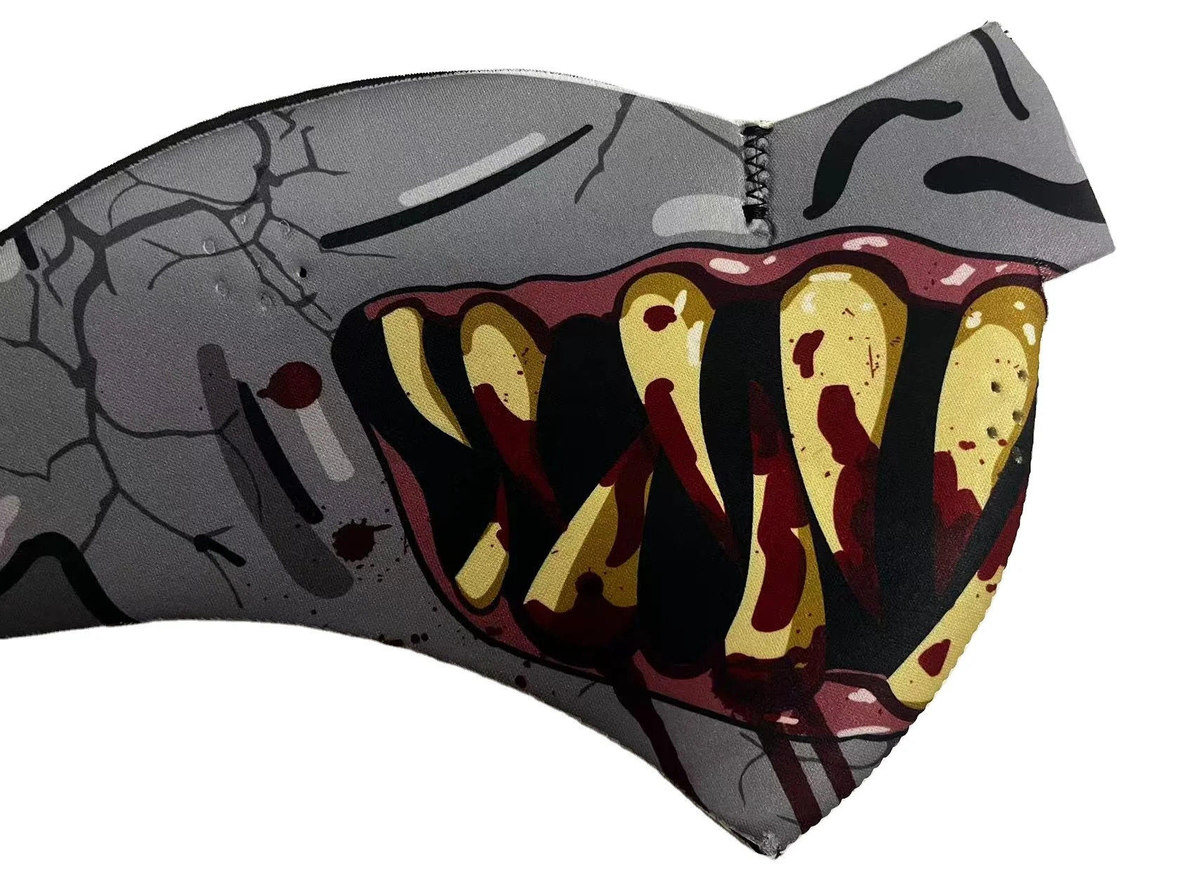 New Fashionable Factory Customized Patterns And Logo Neoprene Waterproof Cycling Ski  Bike Half Face Mask Bicycle Mouth Cover