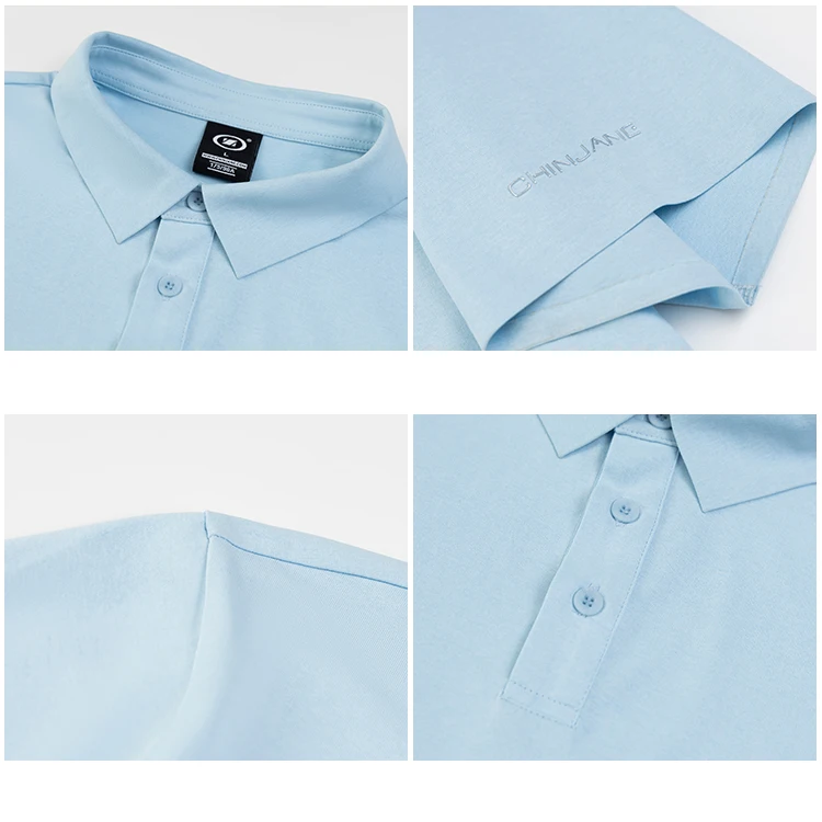 Polyester OEM manufacture wholesale customized your own design quick dry breathable solid color golf polo shirt for men