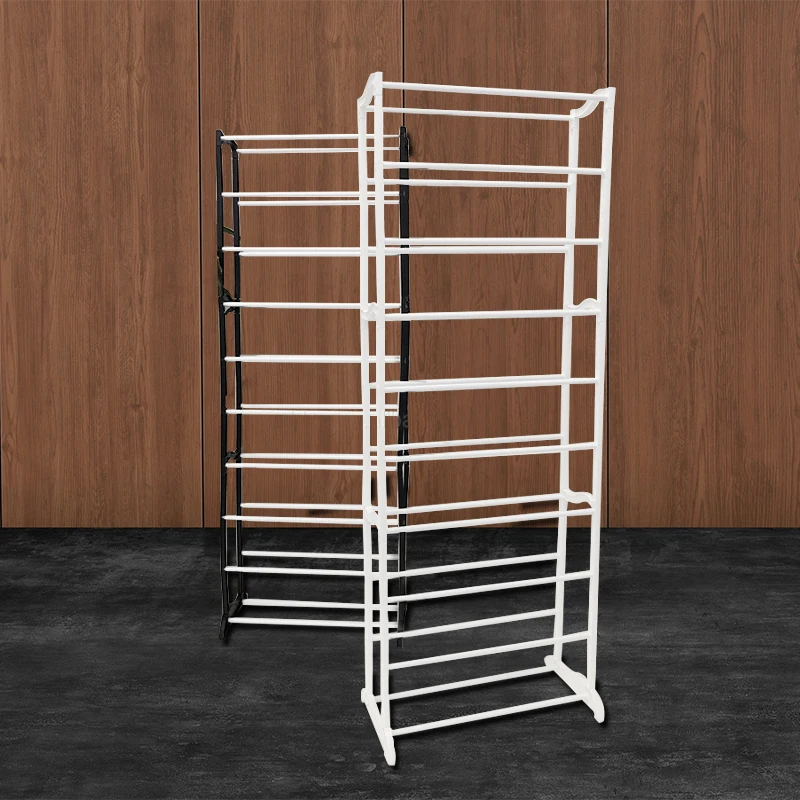 Competitive Price Shoe Rack Cabinet 10 Tier 50 Pairs Non-Woven Fabric Waterproof Shoes Rack