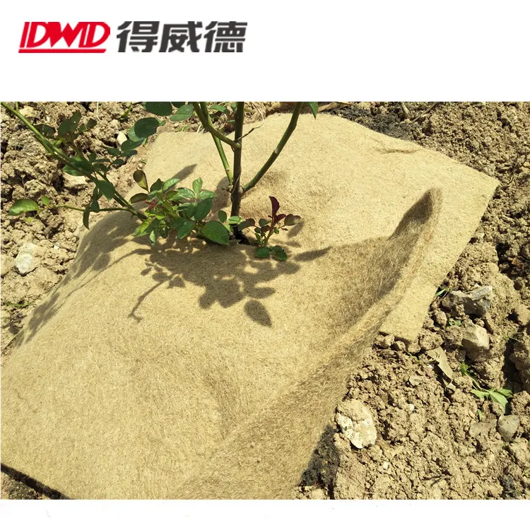 100% биоразлагаемая и органическая джутовая плёнка для борьбы с травой