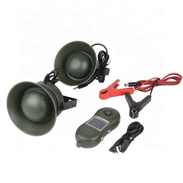 2 шт., громкоговорители, 50 Вт, утка, звонки, mp3 звуки, охота, птица, CP-391 с реального завода