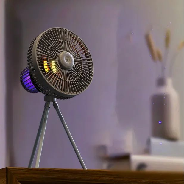 Wind-cooled 10000mAh Large Capacity Low Noise Portable Fans Mini Usb Rechargeable Ceiling Fan Remote Control