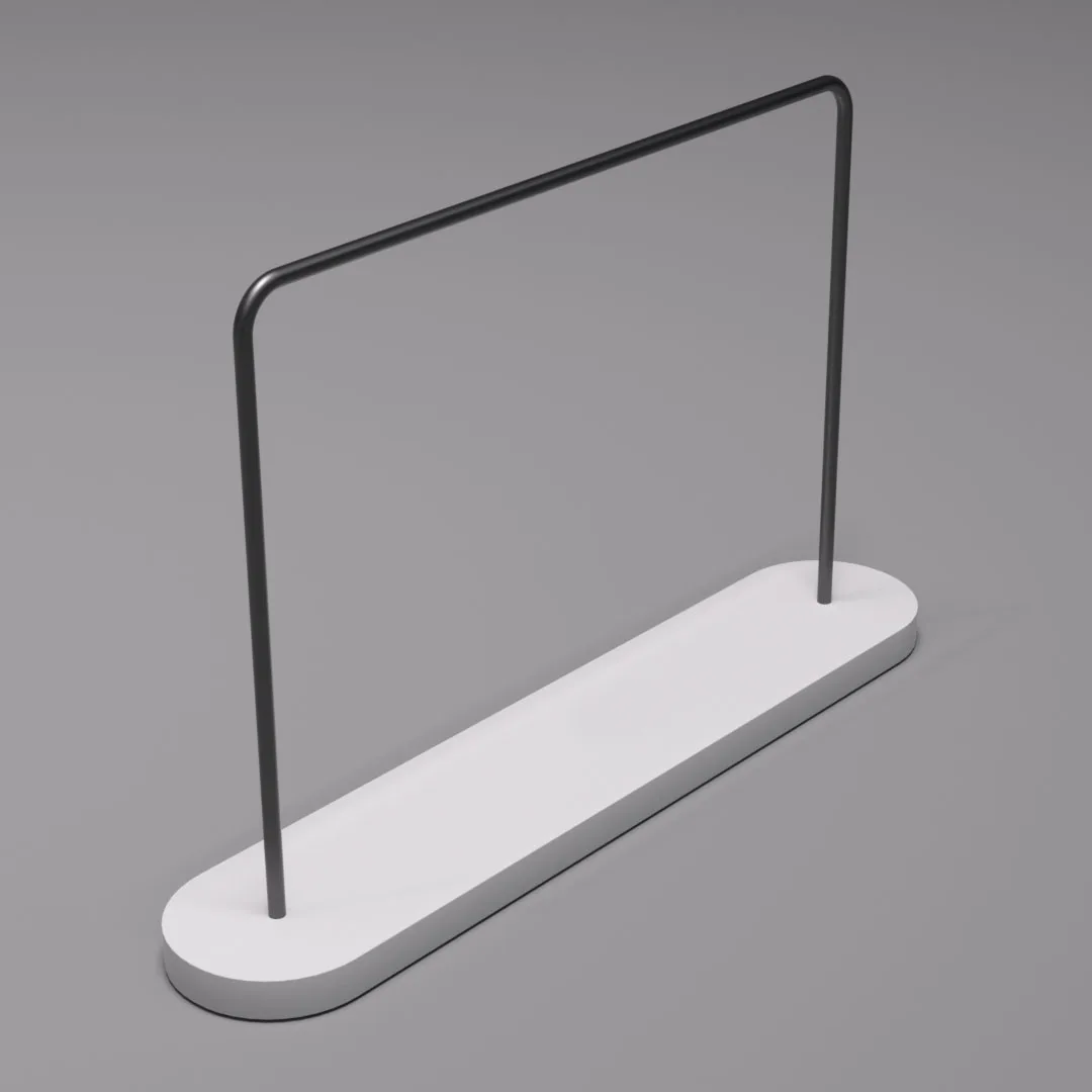 Counter Top Socks Holder Stand Display Rack with Wooden Base and Metal Frame Hanger Tabletop Necklace Jewelry Display Organizer