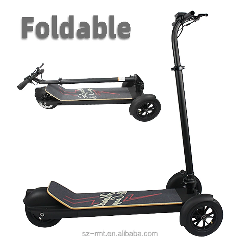 factory scooters 3 wheel  electric scooter trike skateboard 48v power 450w Folding Powerful Adult 3 wheel Electric Scooter