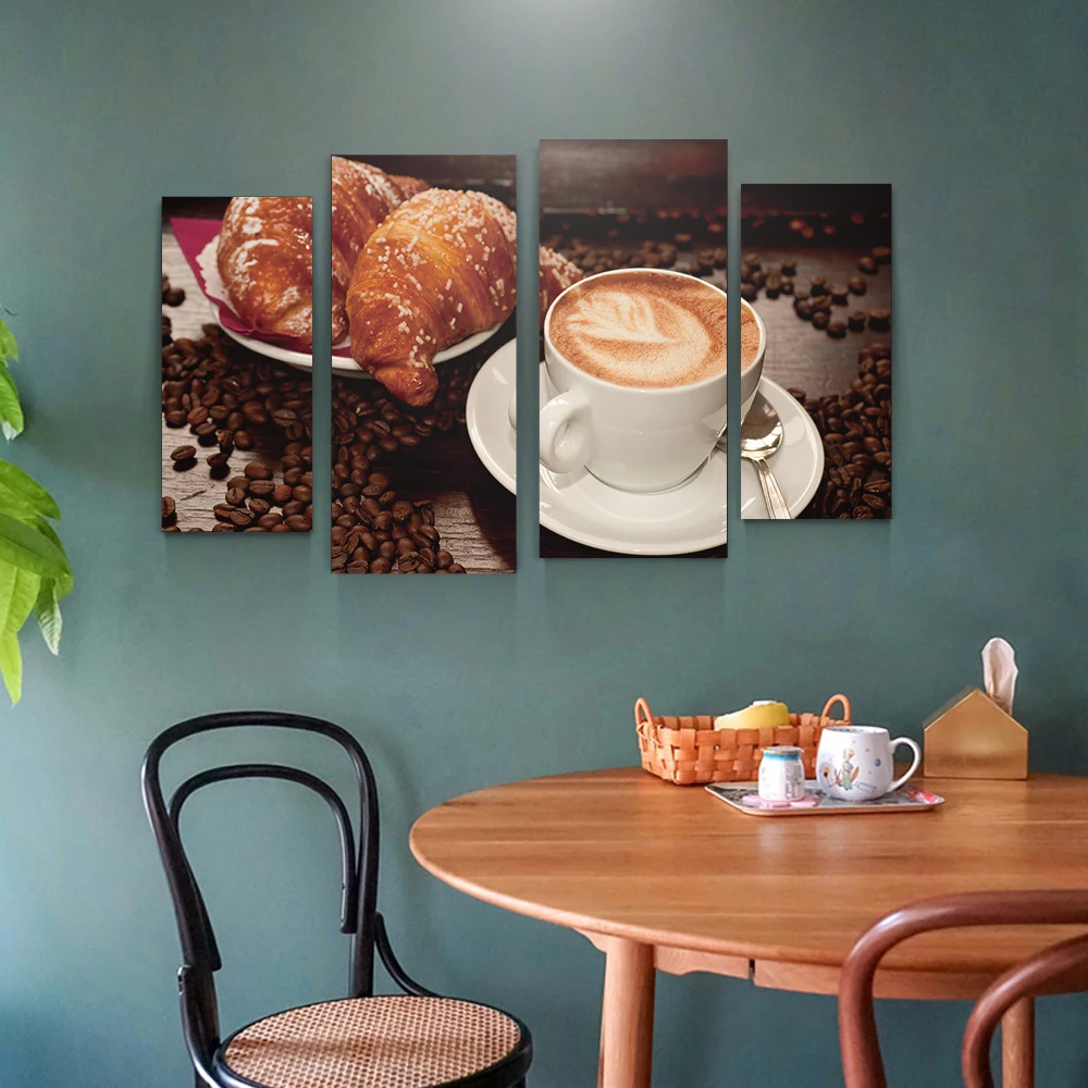 2020 new Coffee Poster art retro Retro  wall painting decorative painting for Coffee shop