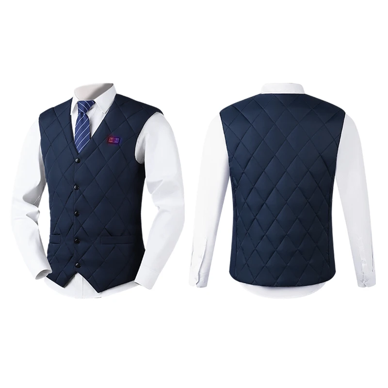 Custom Smart Heating Business Vest Winter Waterproof USB Electric Heating Vest Unisex