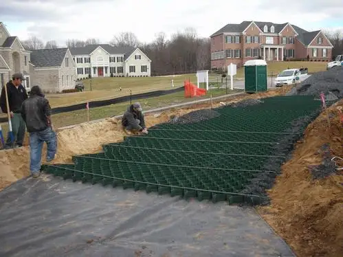geocell retaining walls geocell grass paver made in China