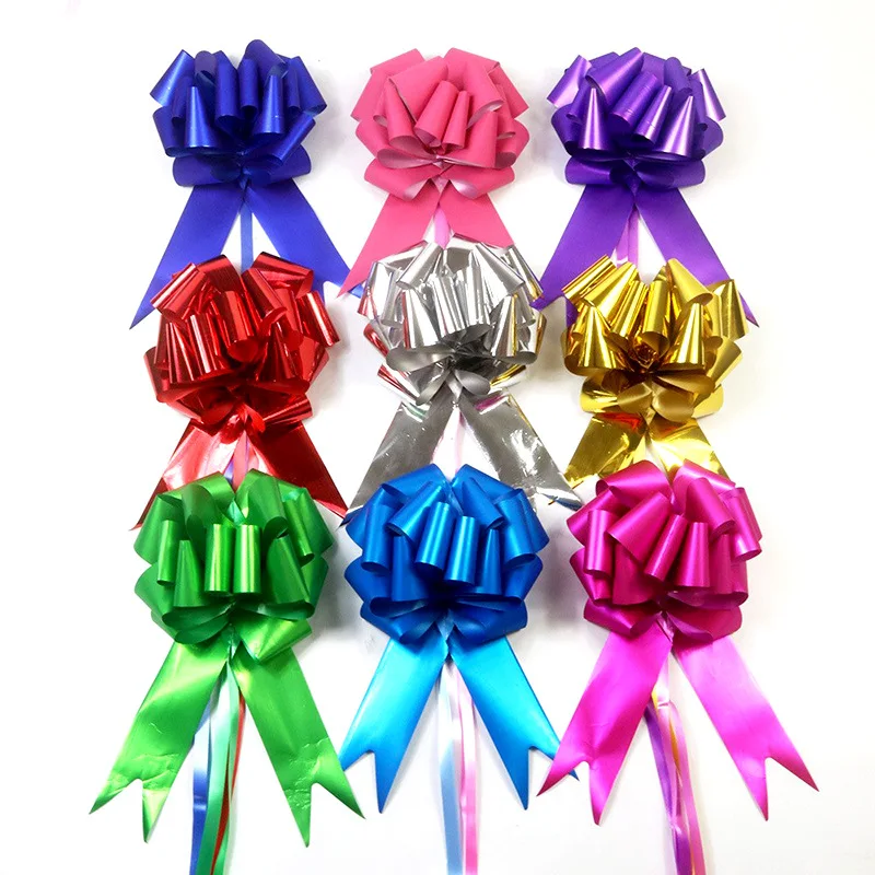 Festive gift decoration pull bows dress up bow spherical pull bow for wedding party graduation birthday celebration