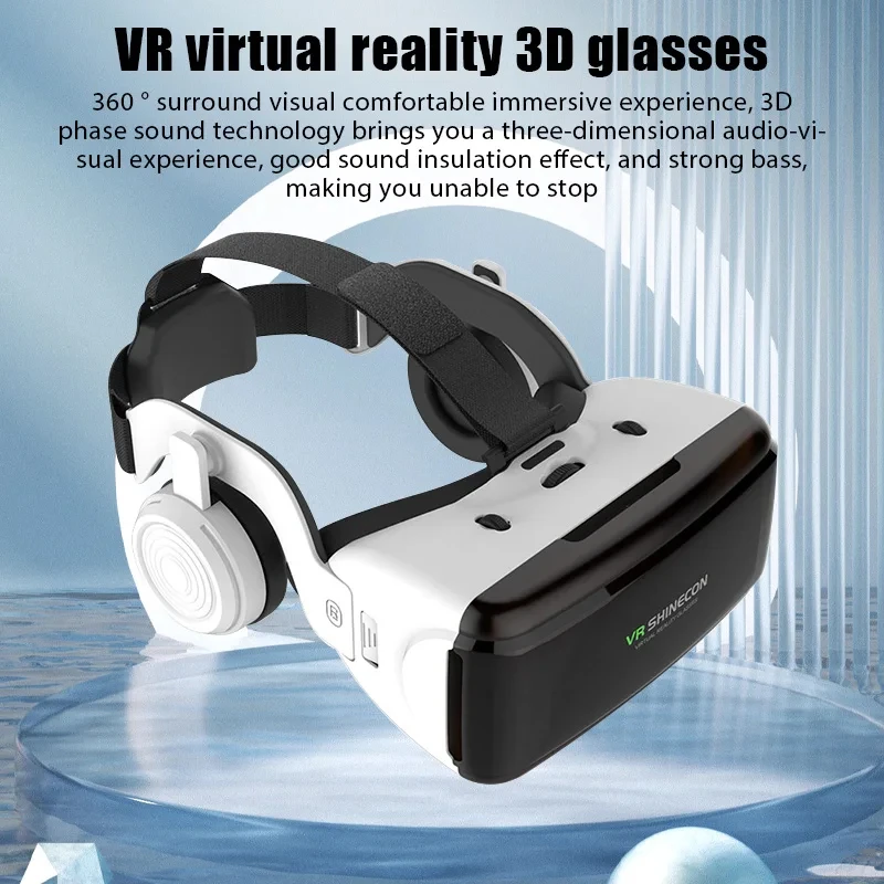 4.7-6.4 inch Virtual Reality Customized All-In-One HD Movies Augmented Reali Smart 3D VR Glasses