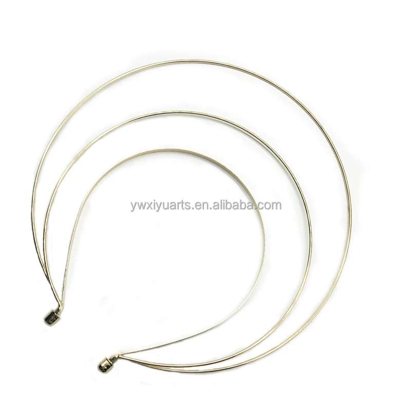 Double Treble Angel Halo Crown Metal Headband for Headdress Millinery Supplies